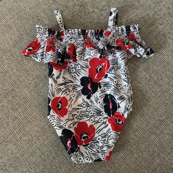 18-24m Janie and Jack Patriotic One-Piece Bathing Suit - Picture 2 of 3